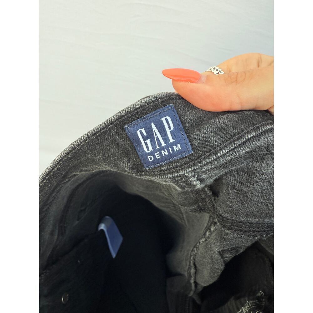 GAP Light Wash & Black High Waisted Straight Leg Jean Bundle Sz. 27/28 - Picture 6 of 14